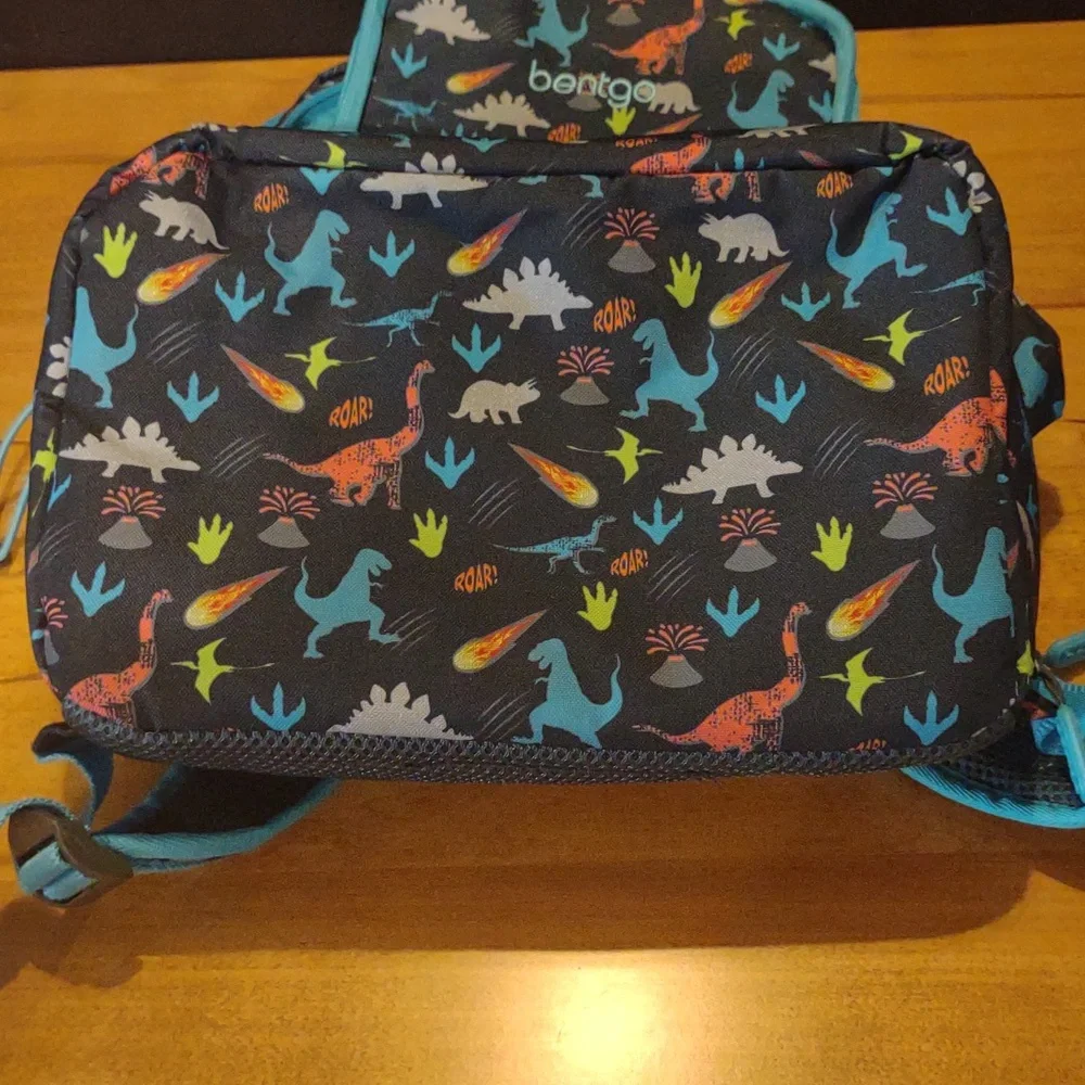 Bentgo‎ Kids 2 In 1  Dinosaur Adventure Backpack And Insulated Lunchbox